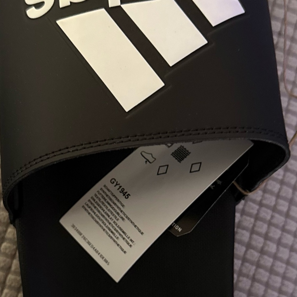 Adidas Black Men's slides